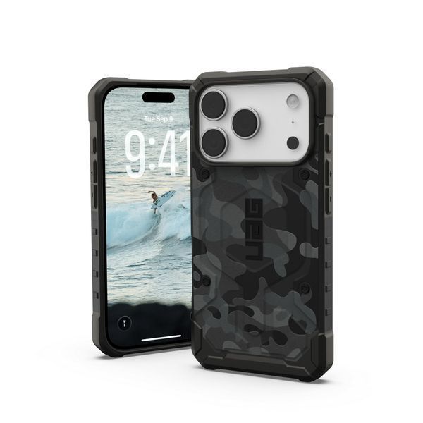 Чохол-накладка iPhone 17 Pro UAG Pathfinder MagSafe SE, Midnight Camo (114548114061) 393815 фото