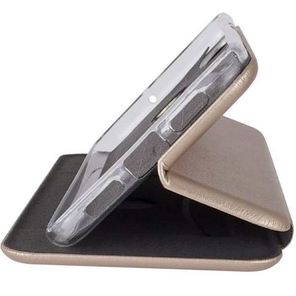 Кожаный чехол (книжка) Classy для Xiaomi Redmi Note 9s / Note 9 Pro / Note 9 Pro Max Золотой 198979 фото