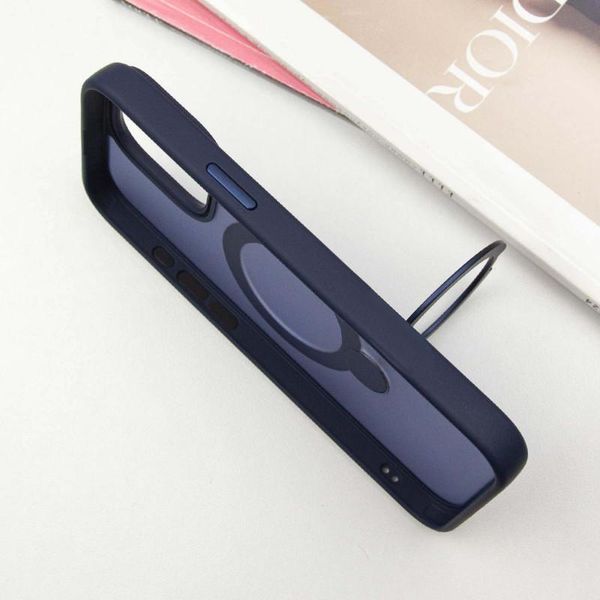 Чохол Ummi Colorful with MagSafe HQ Ring для Apple iPhone 15 (6.1") Dark Blue 402087 фото