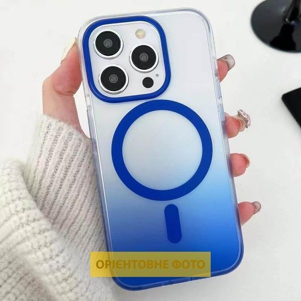 Чохол TPU+PC Phantom with MagSafe для Apple iPhone 16e (6.1") Blue 380405 фото