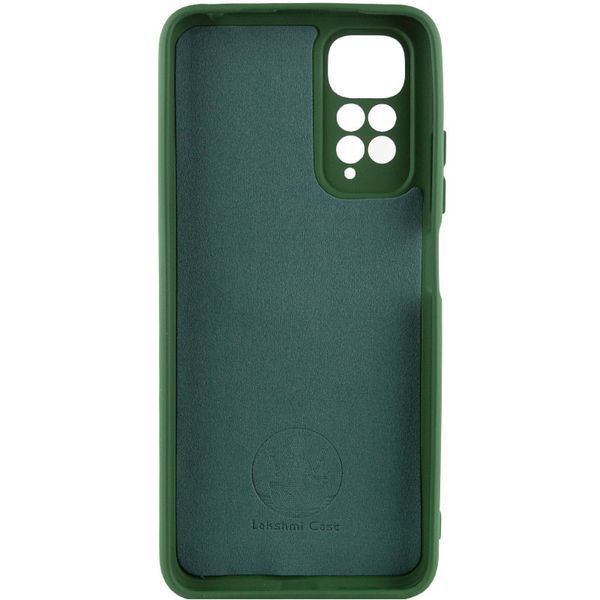 Чохол Silicone Cover Lakshmi Full Camera (AAA) для Xiaomi Redmi Note 11 (Global) / Note 11S Зелений / Cyprus Green 271844 фото