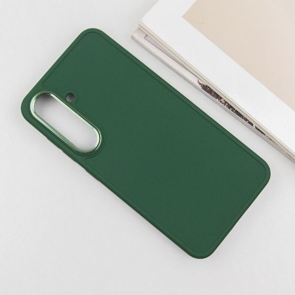 TPU чохол Bonbon Metal Style для Samsung Galaxy S23+ Зелений / Army green 264768 фото