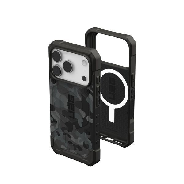 Чохол-накладка iPhone 17 Pro UAG Pathfinder MagSafe SE, Midnight Camo (114548114061) 393815 фото