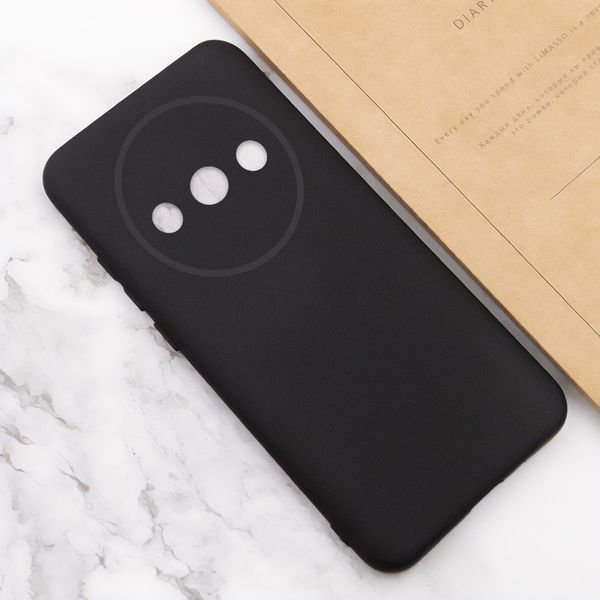 Чохол Silicone Cover Lakshmi Full Camera (A) для Xiaomi Redmi A3 Чорний / Black 289624 фото