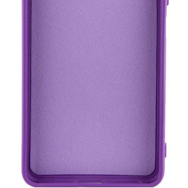 Чохол TPU GETMAN Liquid Silk Full Camera для Xiaomi Redmi 13 4G / Poco M6 4G Фіолетовий / Purple 316127 фото