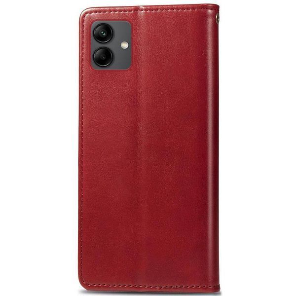 Шкіряний чохол-книжка GETMAN Gallant (PU) для Samsung Galaxy A07 Червоний 391227 фото
