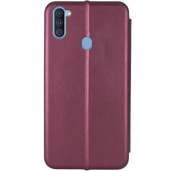 Шкіряний чохол (книжка) Classy для Samsung Galaxy A11 Бордовий 198965 фото