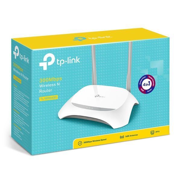 Бездротовий маршрутизатор, мережеве обладнання, TL-WR840N TP-LINK 292725 фото