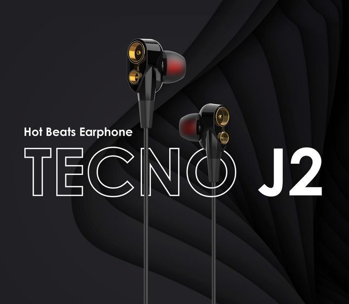 Навушники TECNO Hot beats J2 (4895180748967) 364882 фото