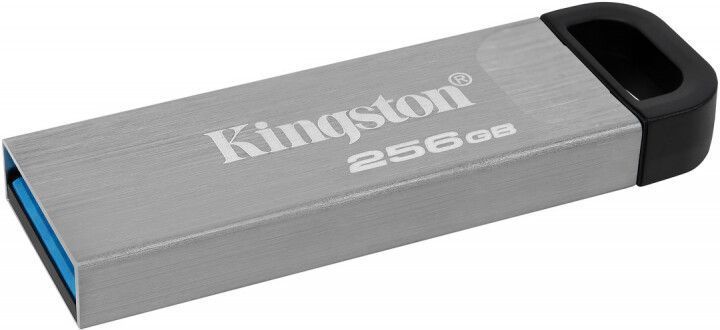 Флеш-накопичувач USB3.2 256GB Kingston DataTraveler Kyson (DTKN/256GB) Silver/Black 288189 фото