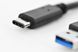 Кабель DIGITUS USB-C > USB-A заряджання/синхронізації, Type-C, 1м, чорний (AK-300136-010-S) 368359 фото 3