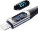 Кабель Essager LED Digital Display PD 20W Fast Charging Type C to Lightnining USB Cable 1m (EXCTL-YD01) Black 314494 фото 4