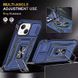 Ударостійкий чохол Camshield Army Ring для Apple iPhone 13 (6.1") Синій / Navy 320102 фото 3