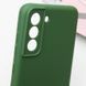 Чохол TPU GETMAN Liquid Silk Full Camera для Samsung Galaxy S22+ Зелений / Dark green 397570 фото 5