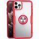 TPU+PC чохол Deen CrystalRing for Magnet (opp) для Apple iPhone 13 Pro (6.1") Безбарвний / Червоний 224892 фото 1