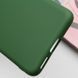 Чохол TPU GETMAN Liquid Silk Full Camera для Samsung Galaxy S22+ Зелений / Dark green 397570 фото 6