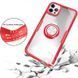 TPU+PC чохол Deen CrystalRing for Magnet (opp) для Apple iPhone 13 Pro (6.1") Безбарвний / Червоний 224892 фото 2