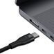 Кабель Baseus Flash Series 2 One-for-Two Fast Charging Type-C (Type-C + Type-C) 100W (1.5m) CASS060001 Black 272620 фото 4