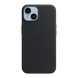 Чохол-накладка Apple iPhone 14 Leather Case with MagSafe - Midnight (MPP43) 261587 фото 1