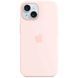 Чохол-накладка Apple iPhone 15 Plus Silicone Case with MagSafe - Light Pink (MT143) 281783 фото 1