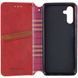 Шкіряний чохол книжка GETMAN Cubic (PU) для Samsung Galaxy A15 4G/5G / M15 5G Червоний 285964 фото 3