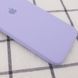 Чохол Silicone Case Square Full Camera Protective (AA) для Apple iPhone XR (6.1") Бузковий / Dasheen 215605 фото 2
