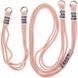 Чохол TPU two straps California для Apple iPhone 12 Pro / 12 (6.1") Рожевий / Pink Sand 255728 фото 5