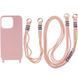 Чохол TPU two straps California для Apple iPhone 12 Pro / 12 (6.1") Рожевий / Pink Sand 255728 фото 1