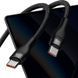 Кабель Baseus Flash Series 2 One-for-Two Fast Charging Type-C (Type-C + Type-C) 100W (1.5m) CASS060001 Black 272620 фото 2