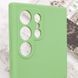 Чохол Silicone Cover Lakshmi Full Camera (AAA) для Samsung Galaxy S24 Ultra М'ятний / Mint 286930 фото 6