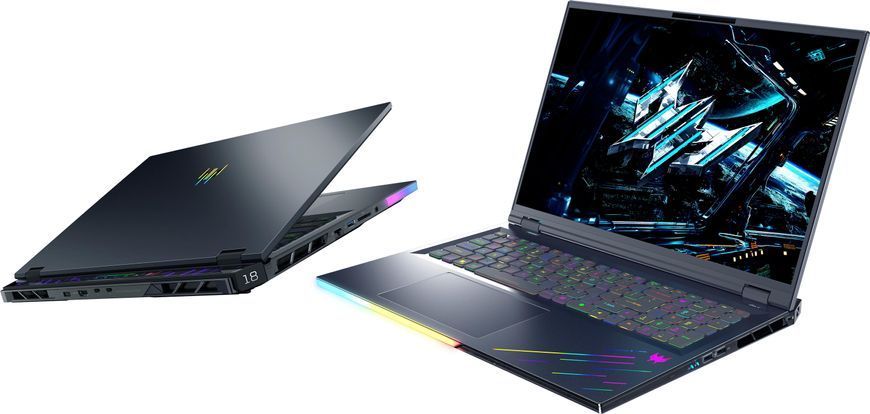 Ноутбук ACER Predator Helios 18 PH18-73 18" WQXGA IPS, Intel U9-275HX, 192GB, F5TB, NVD5080-16, Win11P (NH.QVYEU.002) 379894 фото