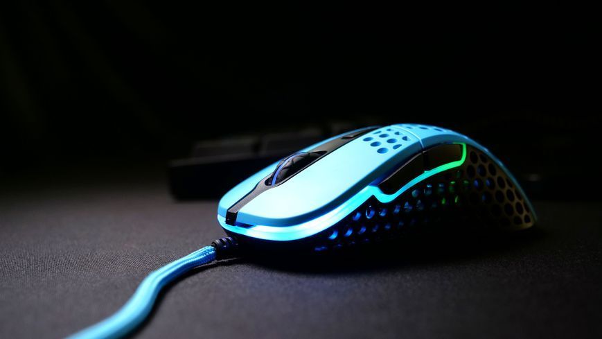 Миша Xtrfy M4, USB-A, RGB, Miami Blue (XG-M4-RGB-BLUE) 372481 фото