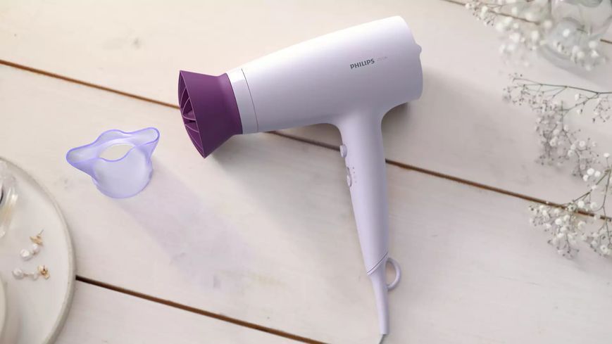 Фен Philips 3000 Series, 2100Вт, 3 режими, хол. обдув, ліловий (BHD341/10) 367400 фото