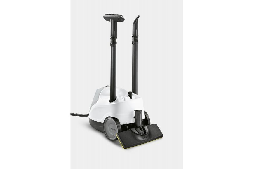 Пароочисник Karcher SC 4 EasyFix Iron, 2000Вт, 800мл, 3.5Бар, праска в компл, біло-чорний (1.512-631.0) 362387 фото