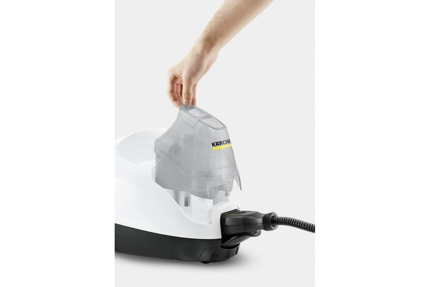 Пароочисник Karcher SC 4 EasyFix Iron, 2000Вт, 800мл, 3.5Бар, праска в компл, біло-чорний (1.512-631.0) 362387 фото