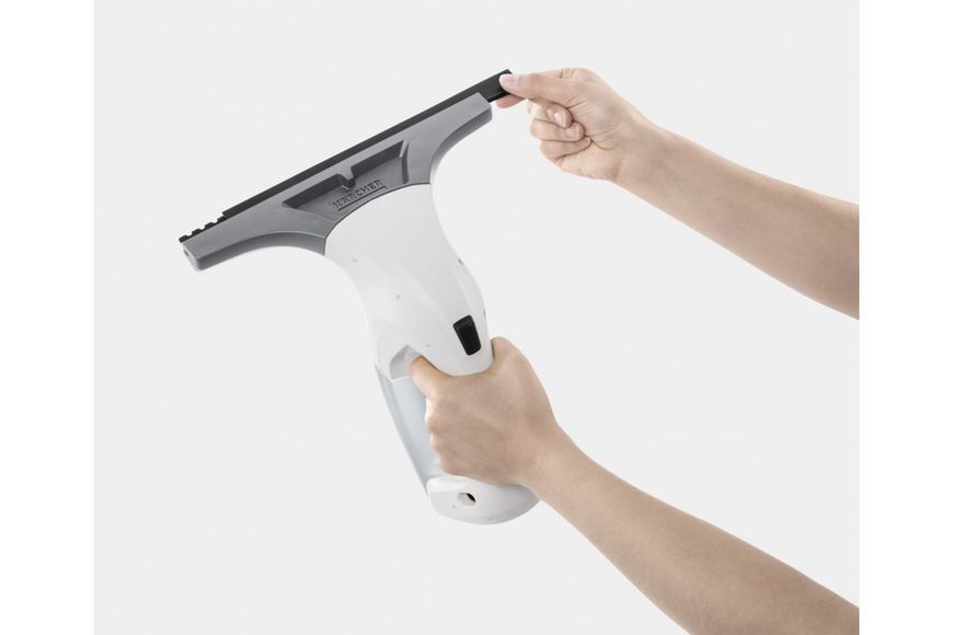 Пилосос Karcher віконний WV 1 Plus, вода -0.1л, автон. робота до 25хв, вага-0.5кг, білий (1.633-608.0) 373430 фото