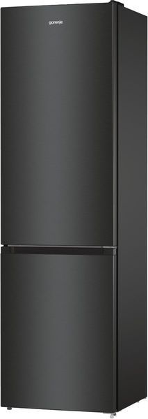 Холодильник з нижн. мороз. камерою Gorenje, 200х60х60см, 2 двері, 235( 96)л, А++, NoFrost+ , LED дисплей, Зона св-ті, чорний (NRK6202EBXL4) 375362 фото
