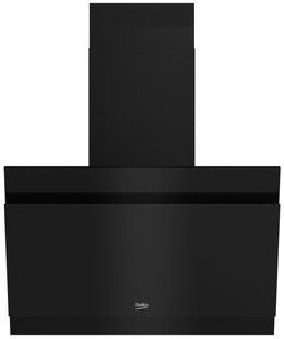 Витяжка Beko похила, 60см, 405м.куб/год, чорний (HCA63420B) 375938 фото