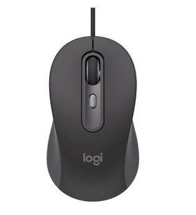 Маніпулятор миша дротова LOGITECH Signature M520 Wired Mouse for Business - GRAPHITE - USB - N/A - EMEA28i-935 - USB-C 388060 фото