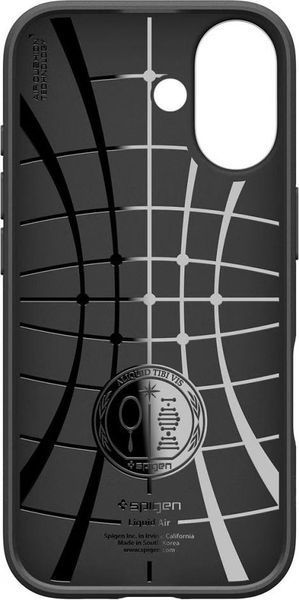 Чохол Spigen для iPhone 17, Liquid Air, Matte Black (ACS10369) 395543 фото