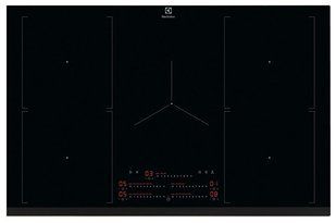 Варильна поверхня Electrolux індукційна, 80см, розширена зона, Hob2Hood, чорний (EIV84550) 368425 фото