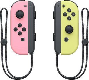 Набір 2 контролери Nintendo Switch Joy Con Pink / Yellow 376940 фото