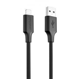 Кабель Proove Striped Silicone Lightning (1M) (CCSS00001101) Black 316288 фото