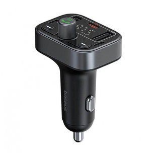 АЗП Baseus FM Launcher S-09 Pro 35W (PD+QC3.0) Type-C+2USB (C10762200113-00) black 396927 фото