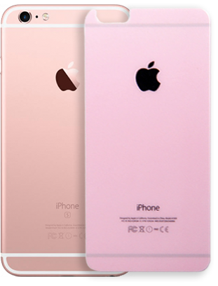 Захисне скло iPhone 6/6s Aluminum Light Pink (2in1) 64928 фото