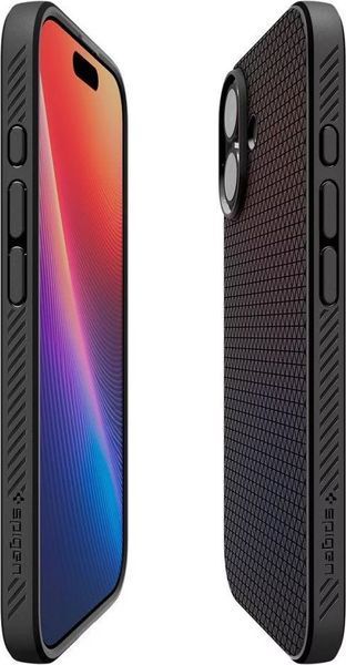 Чохол Spigen для iPhone 17, Liquid Air, Matte Black (ACS10369) 395543 фото