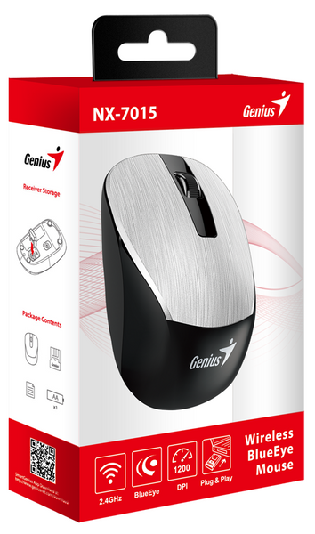 Миша GENIUS NX-7015 SILVER NP 315630 фото