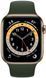 Смарт-годинник Apple Watch Series 6 4G 44mm Gold Stainless Steel Case With Cyprus Green Sport Band (M09F3) 166436 фото 2