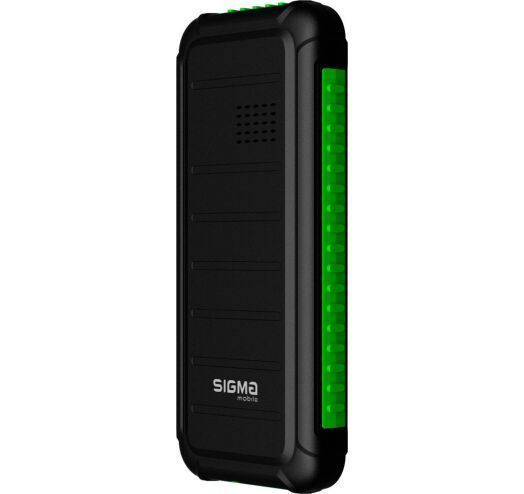 Телефон Sigma Mobile X-Style 18 Track Black/Green 140376 фото
