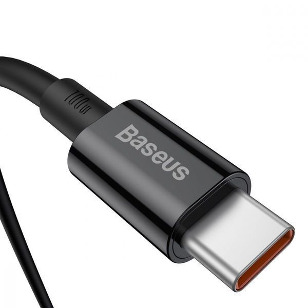 Кабель Baseus Superior Series Fast Charging Data USB кабель Type-C To Type-C 100 W 2М (CATYS-C01) Black 252268 фото